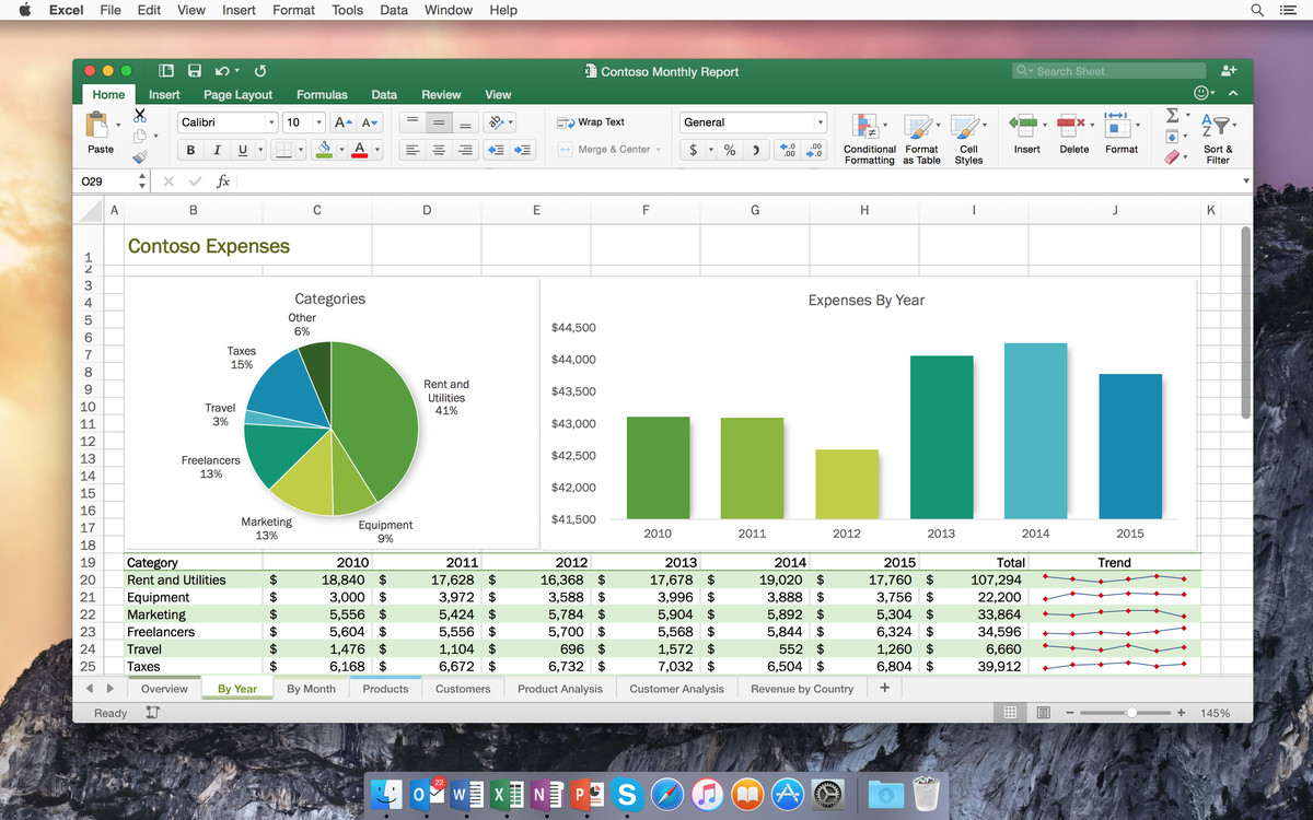 excel for mac 2015 update